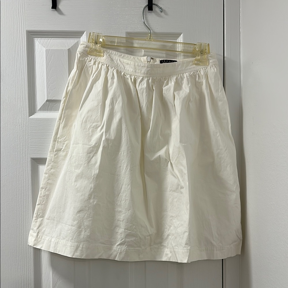 Theory Cream Women's Skirt